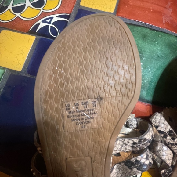 Sam Edelman Circus “Canyon” Faux Snakeskin Sandals - Picture 7 of 7